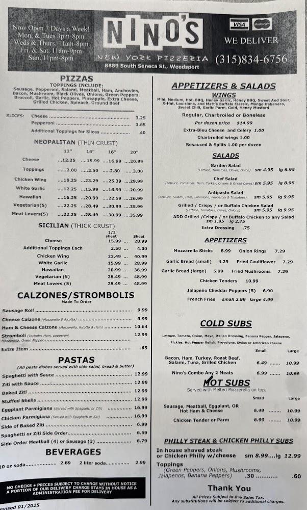 Nino's NY Pizzeria Garden Salad